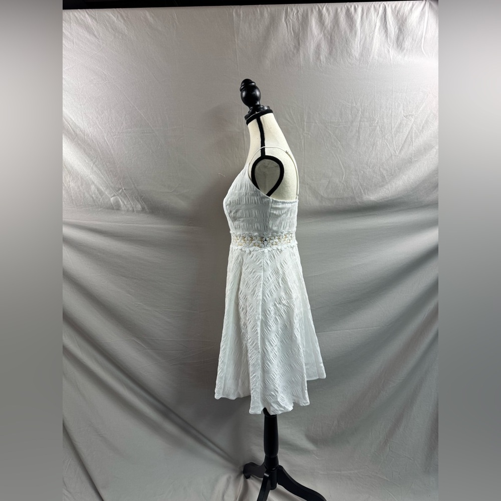Boho Guipure Lace Insert Cami Dress White - Picture 7 of 8